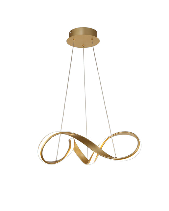 C-Lighting Arches Small Pendant, 1 x 30W LED, 3000K, 1800lm, Sand Gold, 3yrs Warranty - 28680