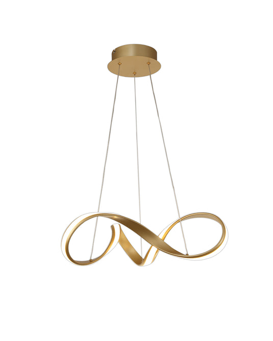 C-Lighting Arches Small Pendant, 1 x 30W LED, 3000K, 1800lm, Sand Gold, 3yrs Warranty - 28680