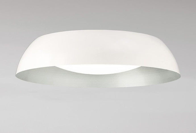 Mantra  M4846 Argenta Ceiling Large 30W LED 3000K, 3000lm, Matt White/Silver/White Acrylic, 3yrs Warranty