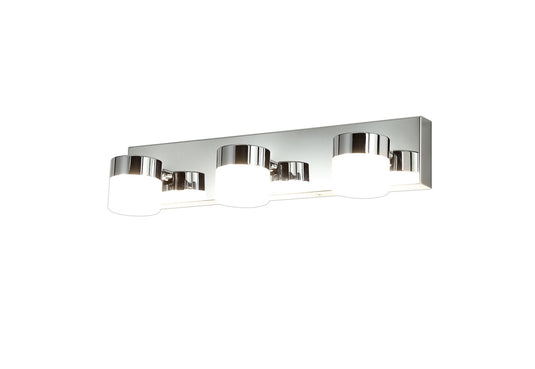 C-Lighting Arkham Wall Lamp Triple Adjustable, 3 x 5W LED, 4000K, 1275lm, IP44, Polished Chrome, 3yrs Warranty - 29174