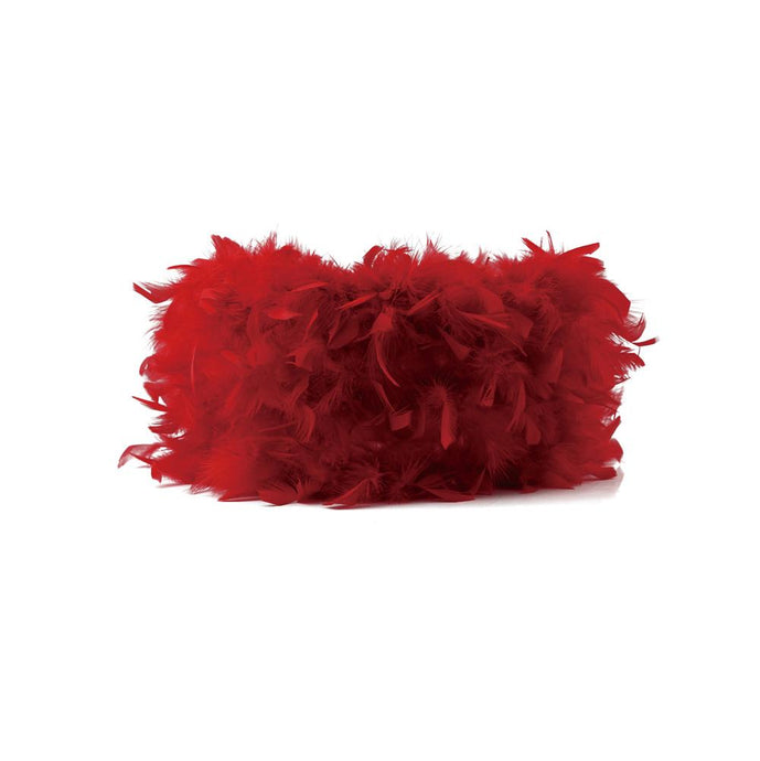 Diyas ILS10631 Arqus Feather Shade Red 330mm x 200mm - 38609