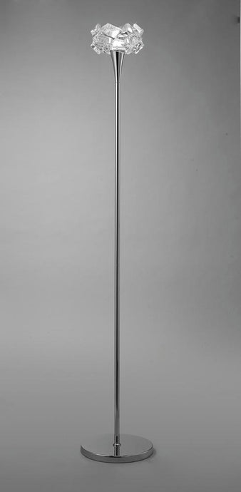 Mantra M3969 Artic Floor Lamp 1 Light E27, Polished Chrome