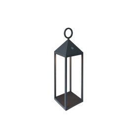Load image into Gallery viewer, Mantra M6491 Astun Portable Lantern Small, 2.2W LED, 3000K, 188lm, IP54, USB Charging Cable Included, Graphite, 3yrs Warranty
