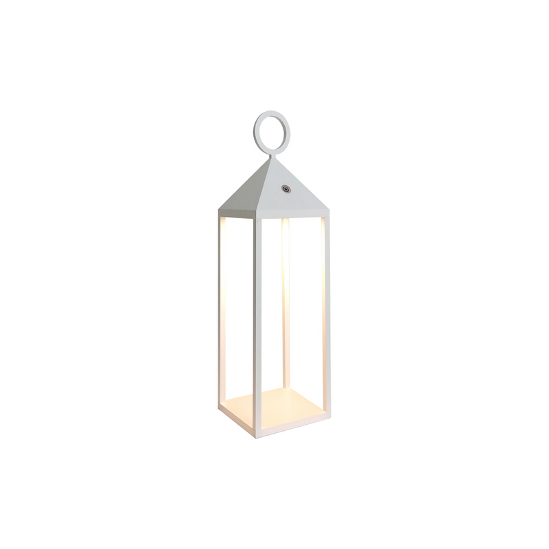 Load image into Gallery viewer, Mantra M6905 Astun Portable Lantern Small, 2.2W LED, 3000K, 188lm, IP54, USB Charging Cable Included, White, 3yrs Warranty

