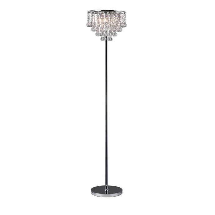 Diyas IL30029 Atla Floor Lamp 4 Light Polished Chrome/Crystal - 20542