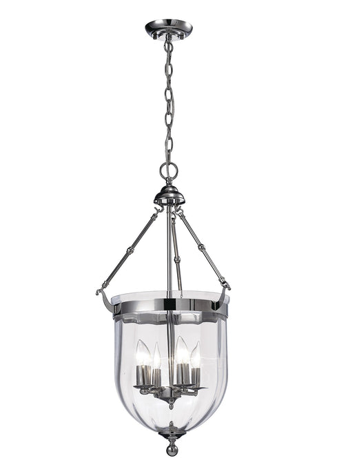 Diyas IL31073 Aubrey Pendant 4 Light Polished Chrome/Glass - 38257