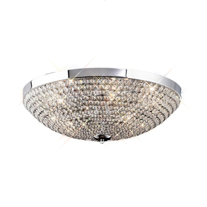 Diyas IL30188 Ava Ceiling 6 Light Polished Chrome/Crystal. - 37981