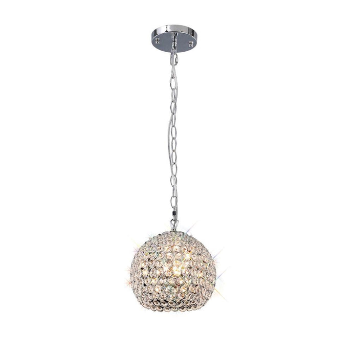 Diyas IL30190 Ava Pendant 3 Light Polished Chrome/Crystal - 16877