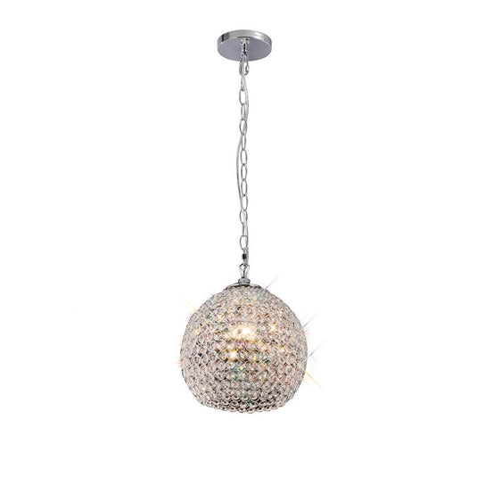 Diyas IL30191 Ava Pendant 4 Light Polished Chrome/Crystal - 37983