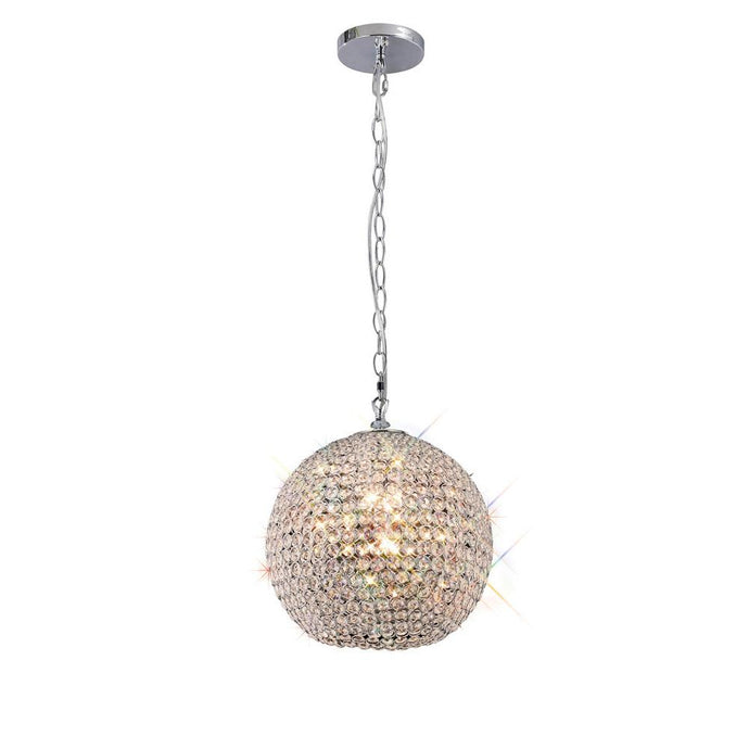 Diyas IL30192 Ava Pendant 5 Light Polished Chrome/Crystal - 37984