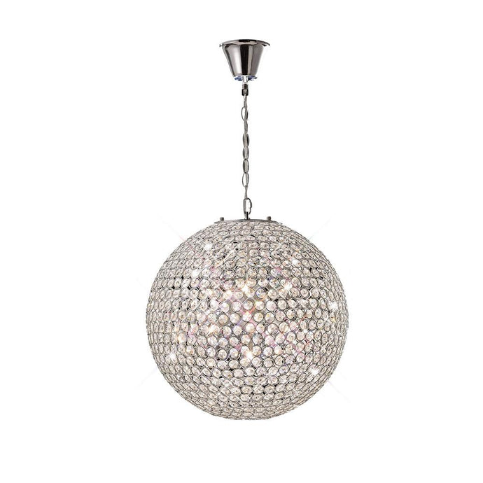 Diyas IL30201 Ava Pendant 7 Light Polished Chrome/Crystal - 37991