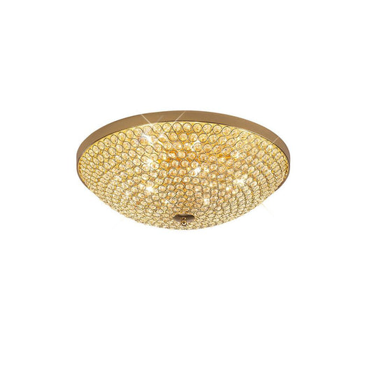 Diyas IL30757 Ava Ceiling 6 Light French Gold/Crystal - 38126