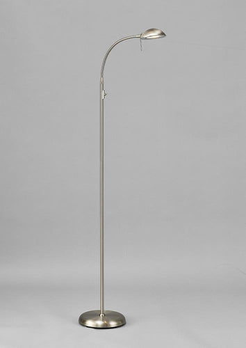 Deco D0120 Bamberg Floor Lamp 1 Light G9 Satin Nickel