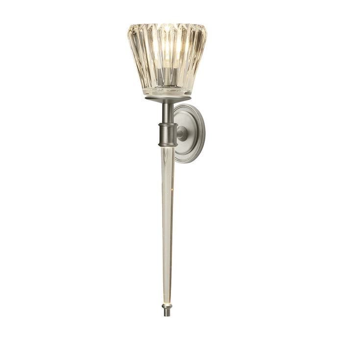 Elstead Lighting  BATH-AGATHA-BN Agatha 2 Light Wall Light - Brushed Nickel