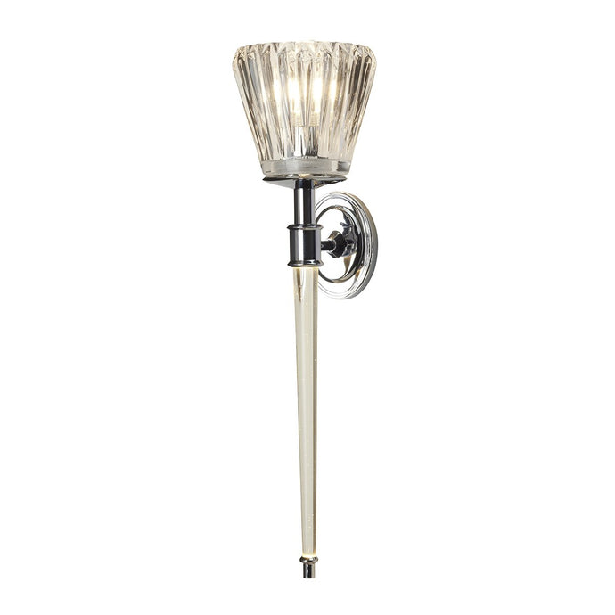 Elstead Lighting  BATH-AGATHA-PC Agatha 2 Light Wall Light - Polished Chrome