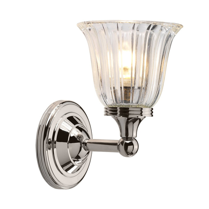 Elstead Lighting BATH-AUSTEN1-PN Austen 1 Light Wall Light - Polished Nickel