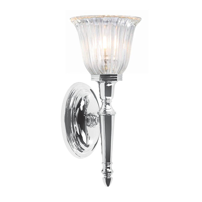Elstead Lighting BATH-DRYDEN1-PC Dryden 1 Light Wall Light - Polished Chrome