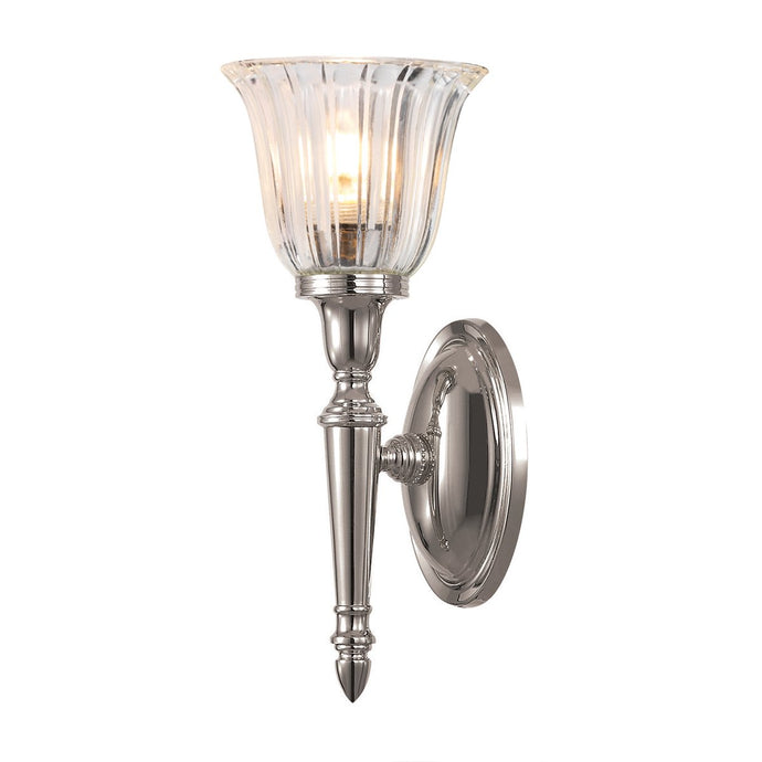 Elstead Lighting BATH-DRYDEN1-PN Dryden 1 Light Wall Light - Polished Nickel