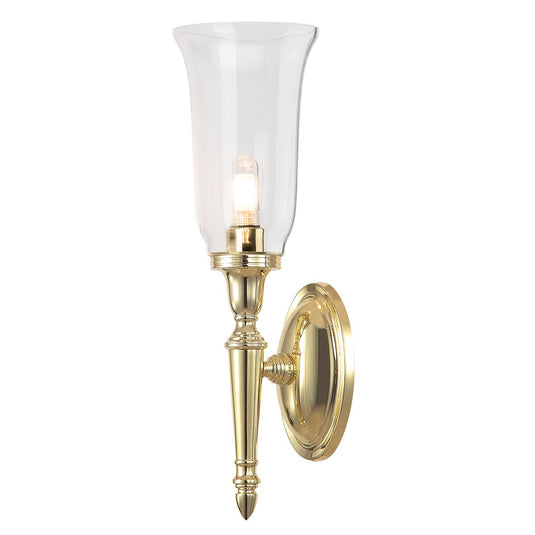 Elstead Lighting BATH-DRYDEN2-PB Dryden 1 Light Wall Light - Polished Brass
