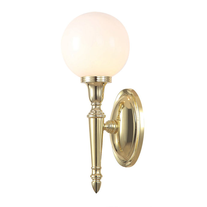Elstead Lighting BATH-DRYDEN4-PB Dryden 1 Light Wall Light - Polished Brass