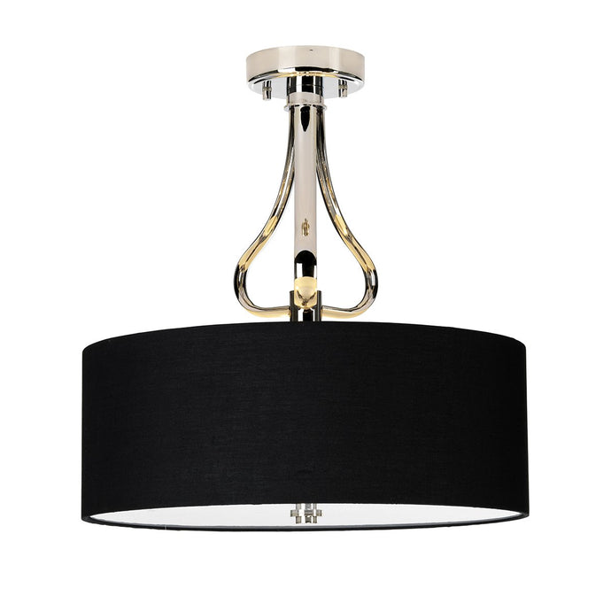 Elstead Lighting BATH-FALMOUTH-SF-PC Falmouth 3 Light Semi Flush - Polished Chrome