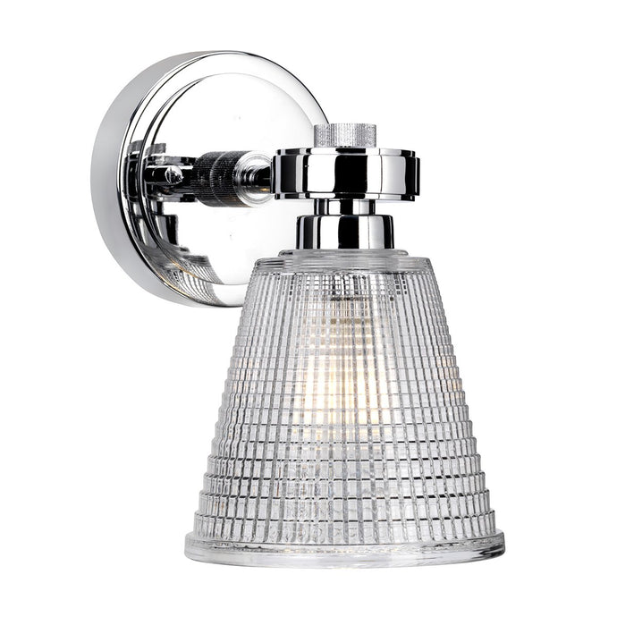 Elstead Lighting BATH-GUNNIS1-PC Gunnislake 1 Light Wall Light - Polished Chrome