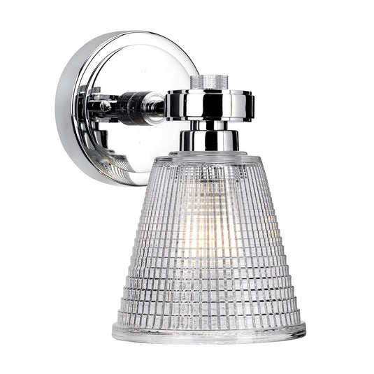Elstead Lighting BATH-GUNNIS1-PC Gunnislake 1 Light Wall Light - Polished Chrome