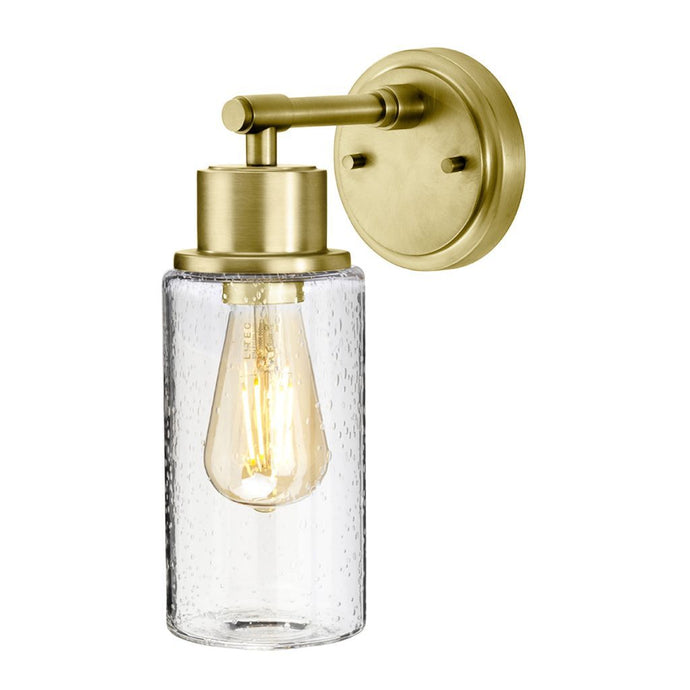 Elstead Lighting BATH-MORVAH1-BB Morvah 1 Light Wall Light - Brushed Brass
