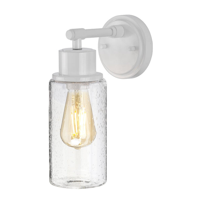 Elstead Lighting BATH-MORVAH1-W Morvah 1 Light Wall Light - White