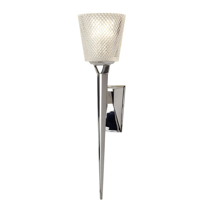 Elstead Lighting  BATH-VERITY-PC Verity 1 Light Wall Light - Polished Chrome