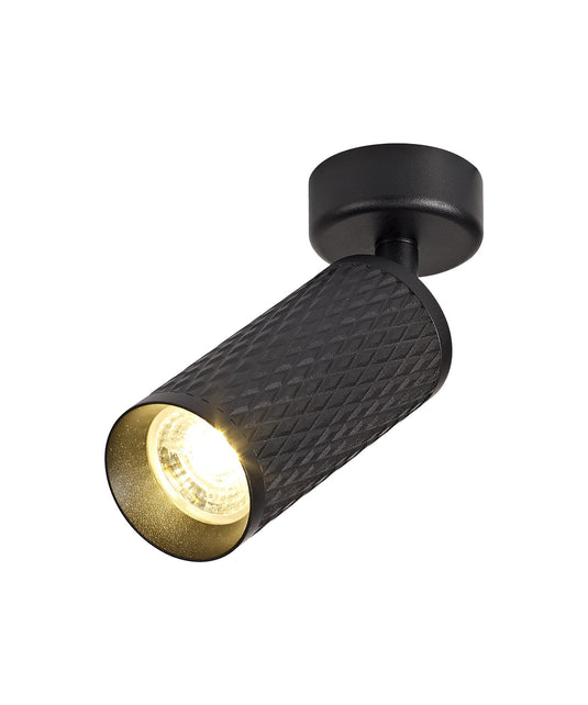 C-Lighting Beam Surface Mounted Spot Light, 1 x GU10, Sand Black - 29307