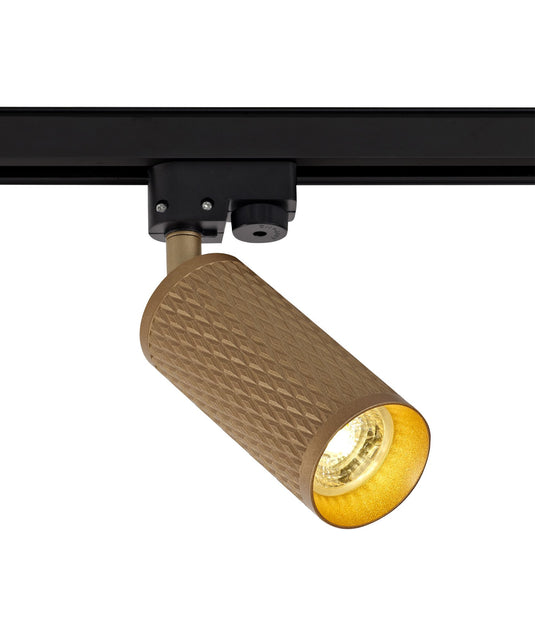 C-Lighting Beam Track Spot Light, 1 x GU10, Champagne Gold - 29313