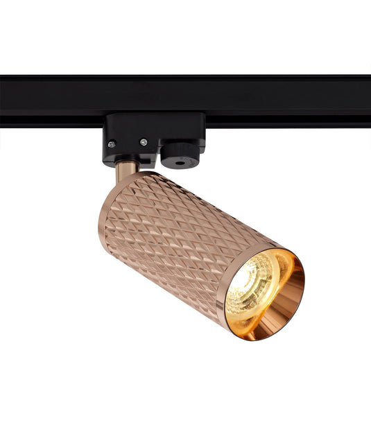 C-Lighting Beam Track Spot Light, 1 x GU10, Rose Gold - 29314