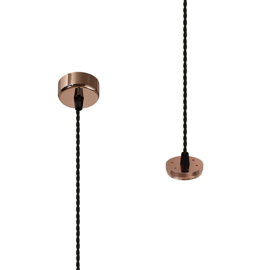 C-Lighting Beam Pendant Light Kit 2m, 1 x GU10, Rose Gold - 29318