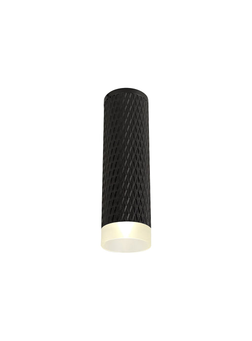 C-Lighting Beam 1 Light 20cm Surface Mounted Ceiling GU10, Sand Black/Acrylic Ring - 29570