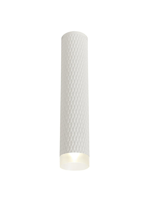 C-Lighting Beam 1 Light 30cm Surface Mounted Ceiling GU10, Sand White/Acrylic Ring - 29575