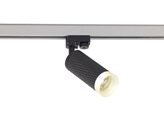 C-Lighting Beam 1 Light Track Spotlight GU10, Sand Black/Acrylic Ring - 29582