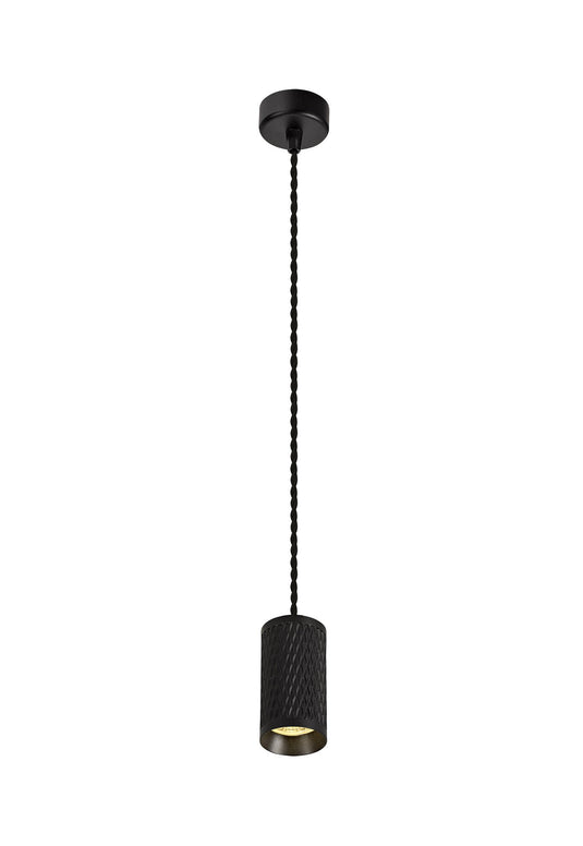 C-Lighting Beam 1 Light 11cm Pendant Light GU10, Sand Black - 29589