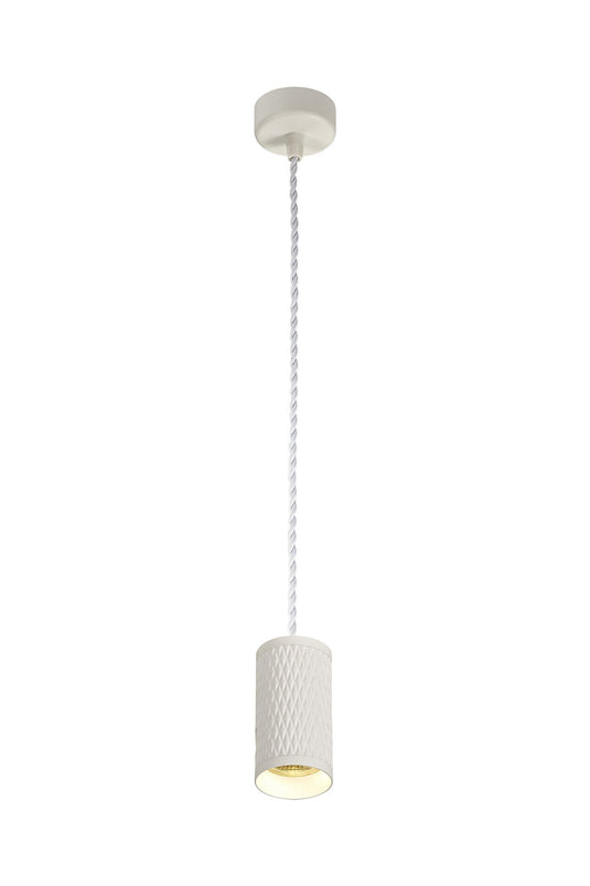 C-Lighting Beam 1 Light 11cm Pendant Light GU10, Sand White - 29595