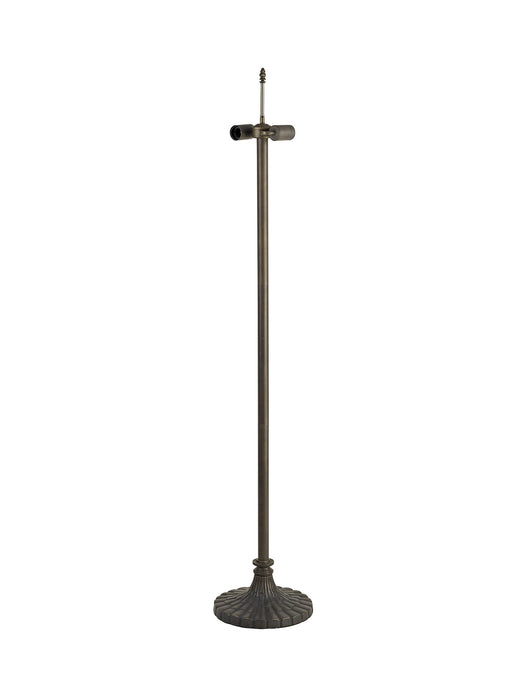 C-Lighting Bekesbourne Stepped Design Floor Lamp, 2 x E27, Aged Antique Brass - 28883