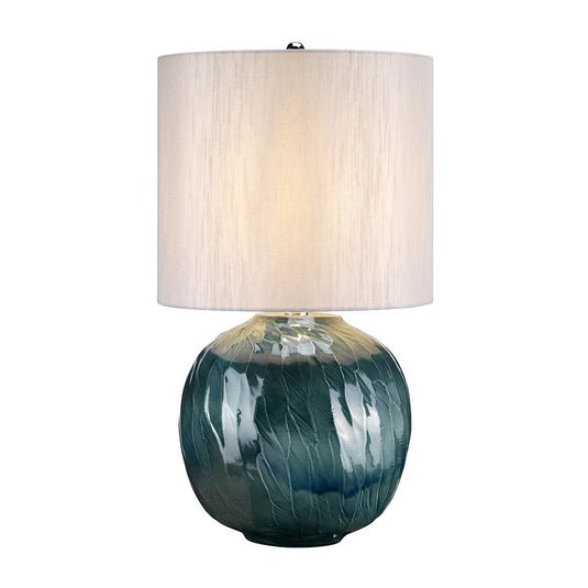 Elstead Lighting BLUE-GLOBE-TL Blue Globe 1 Light Table Lamp