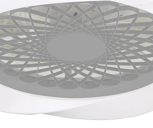 Mantra M7507 Boreal 70W LED Dimmable Ceiling Light With Built-In 35W DC Reversible Fan Silver Finish (Remote Control) - 43368