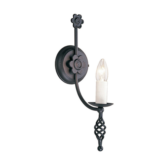 Elstead Lighting BY1-BLACK Belfry 1 Light Wall Light Black