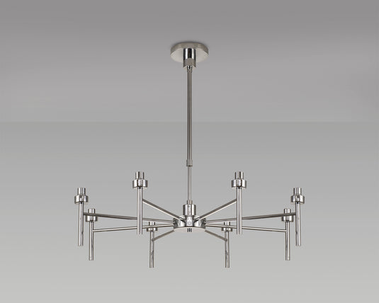 C-Lighting Capel Polished Chrome 8 Light G9 Universal Telescopic/Semi Flush, Suitable For A Vast Selection Of Glass Shades - 32973