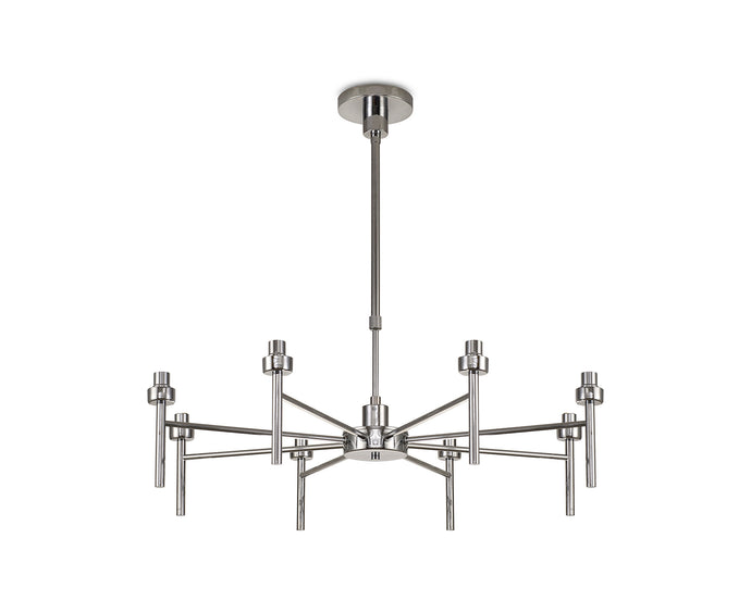 C-Lighting Capel Polished Chrome 8 Light G9 Universal Telescopic/Semi Flush, Suitable For A Vast Selection Of Glass Shades - 32973