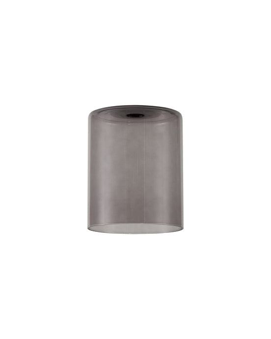 C-Lighting Capel 120x150mm Medium Cylinder Smoke Glass Shade - 32978