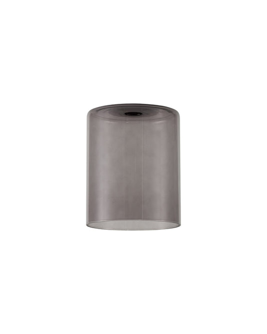 C-Lighting Capel 120x150mm Medium Cylinder Smoke Glass Shade - 32978