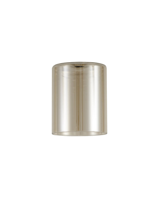 C-Lighting Capel 120x150mm Medium Cylinder Cognac Glass Shade - 32979