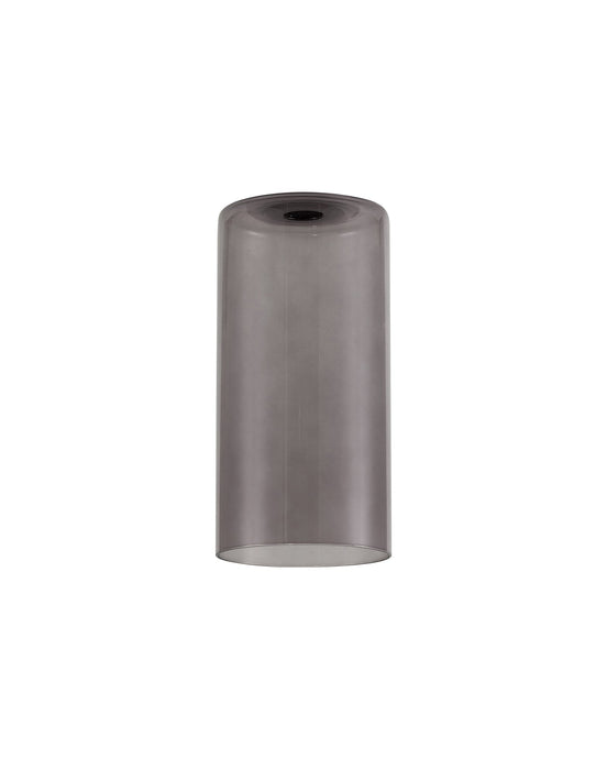 C-Lighting Capel 100x200mm Tall Cylinder Smoke Glass Shade - 32984