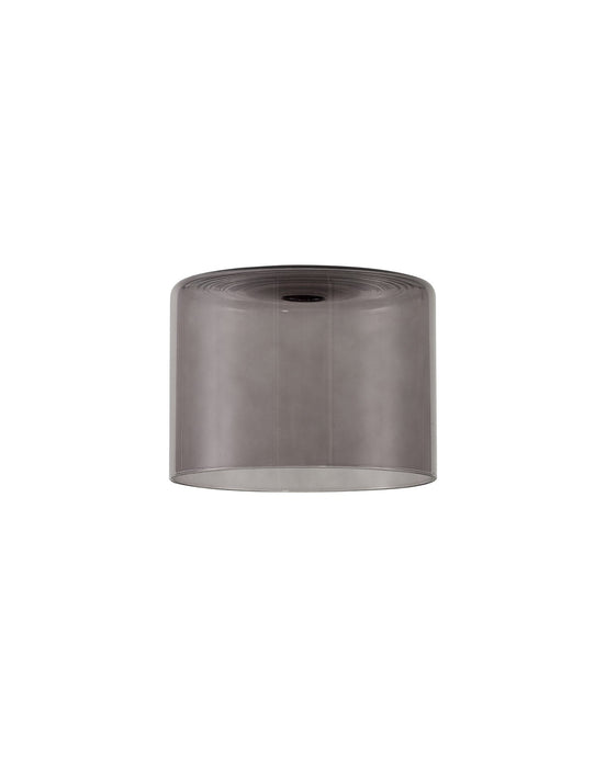 C-Lighting Capel 150x110mm Short Cylinder Smoke Glass Shade - 32990